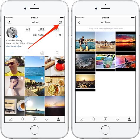 how to see archive photos in instagram